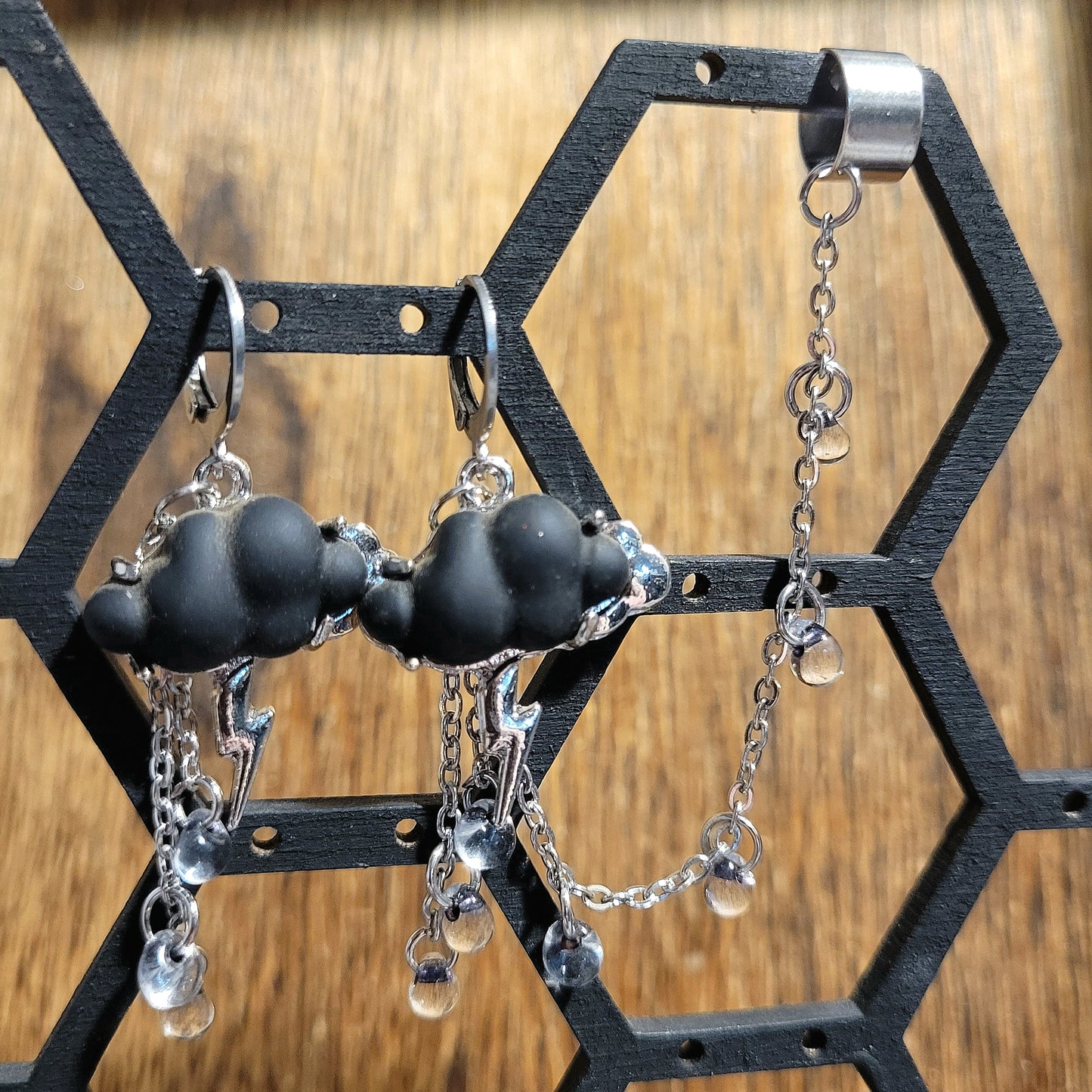Storm at Midnight Earrings