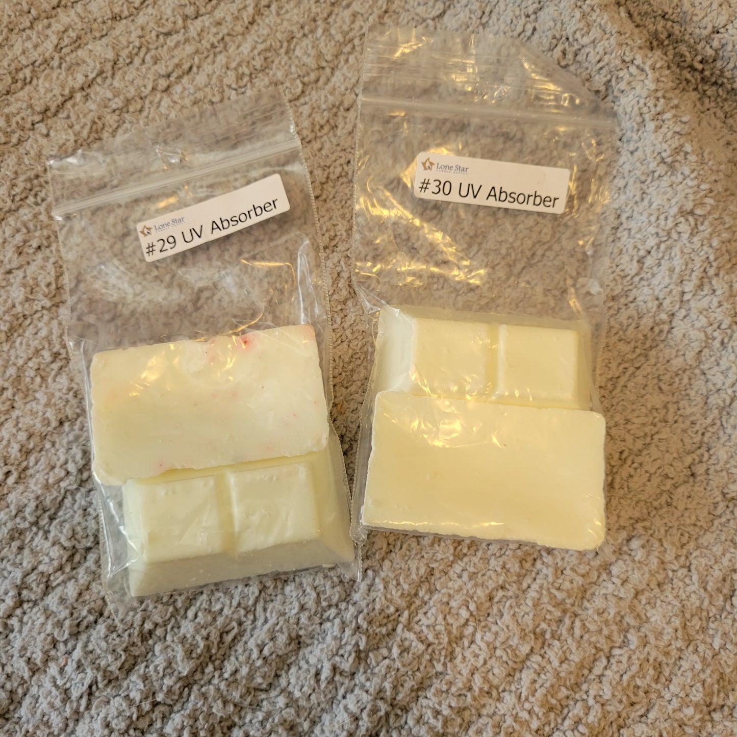 UV Absorber Candle Additive Blocks