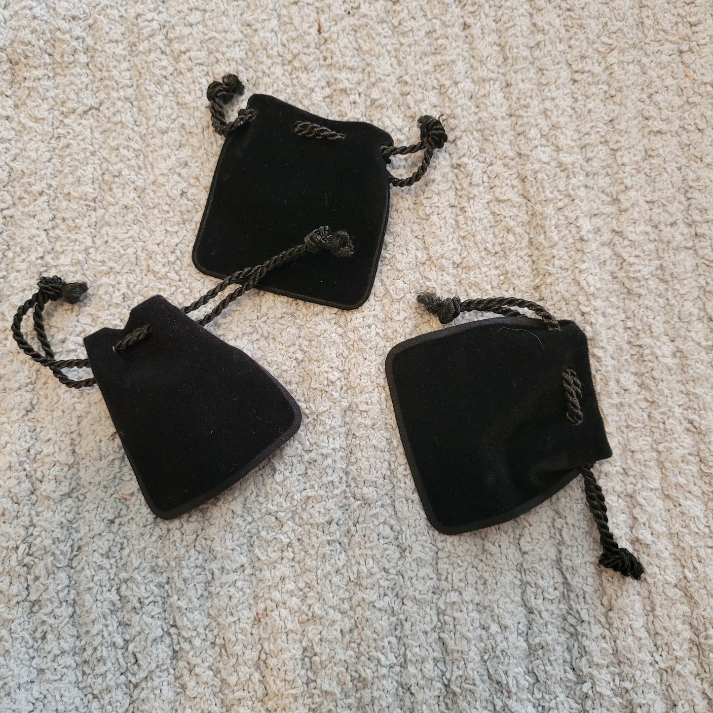 Small Drawstring Velvet Pouches