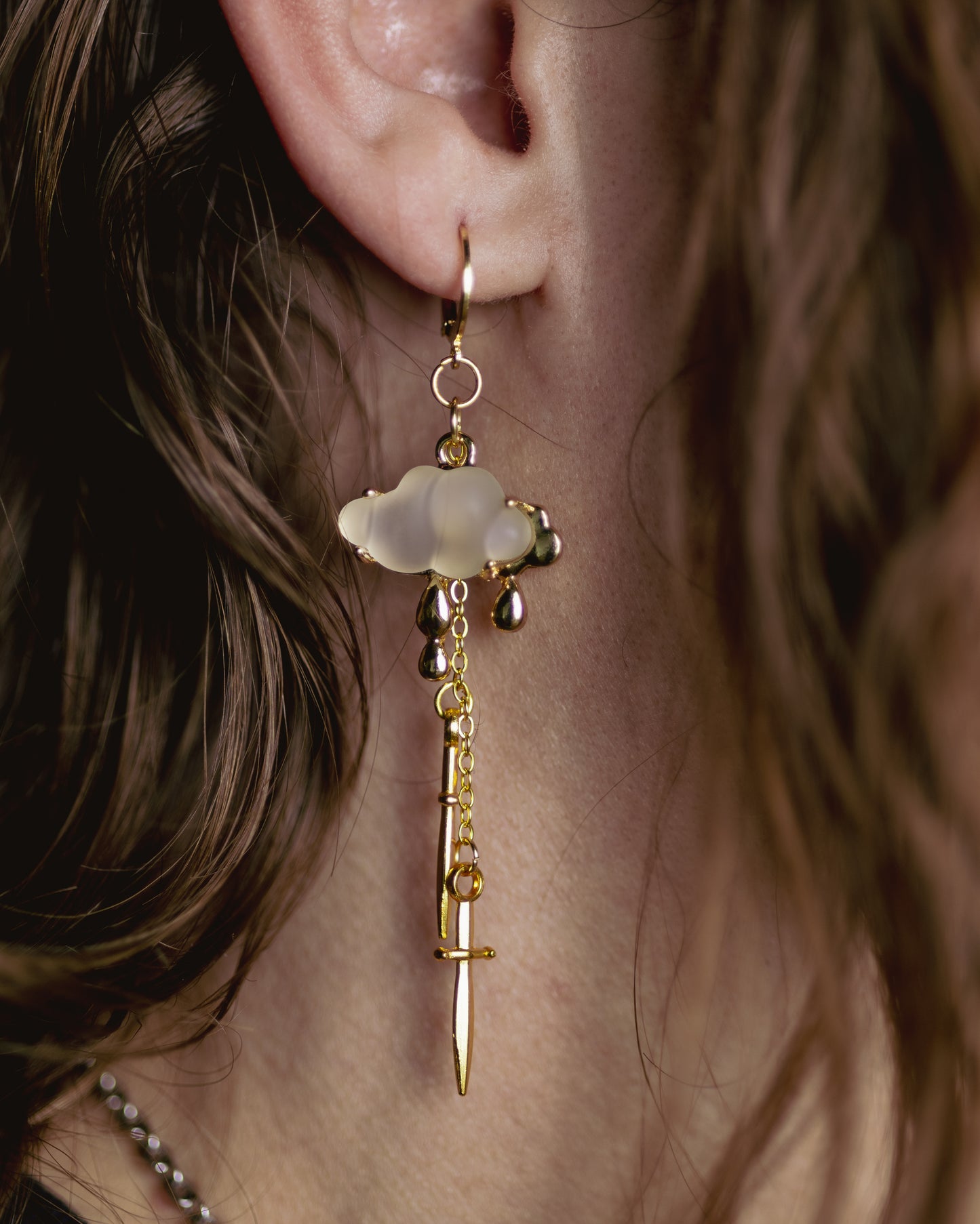 Cloud of Daggers (Golden Hour) Earrings