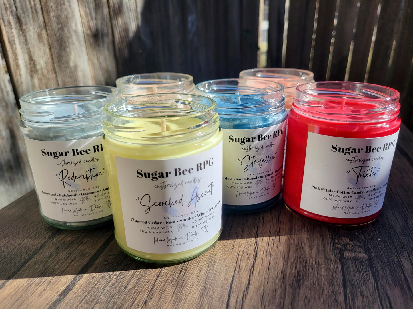 Custom Character Candles