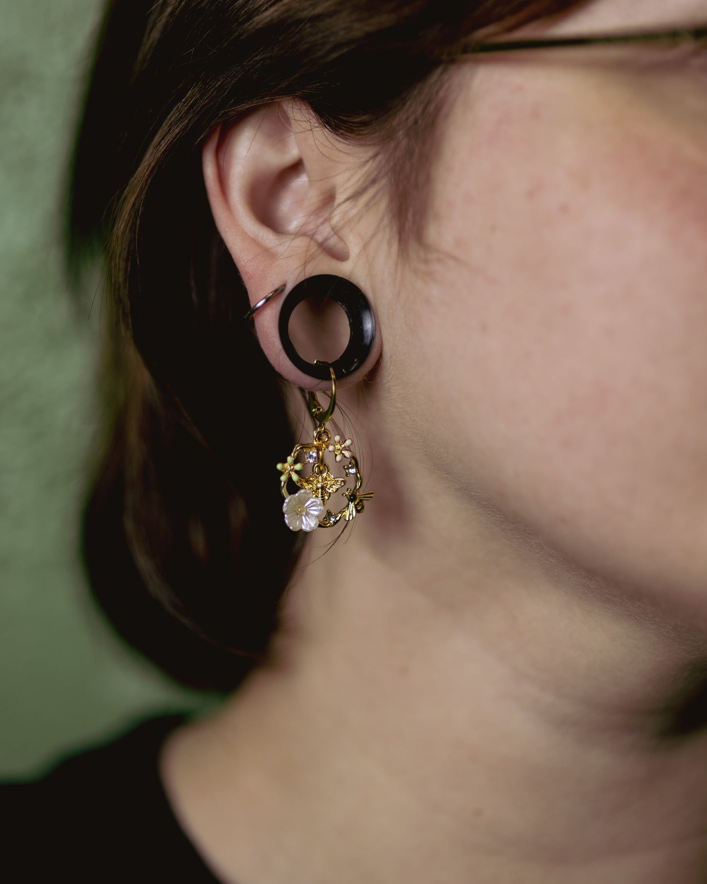 Bee's Blessing (White) Earrings