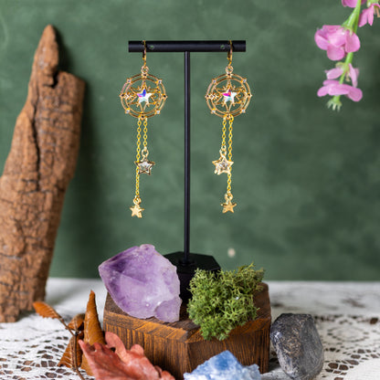 Celestial Compass Earrings