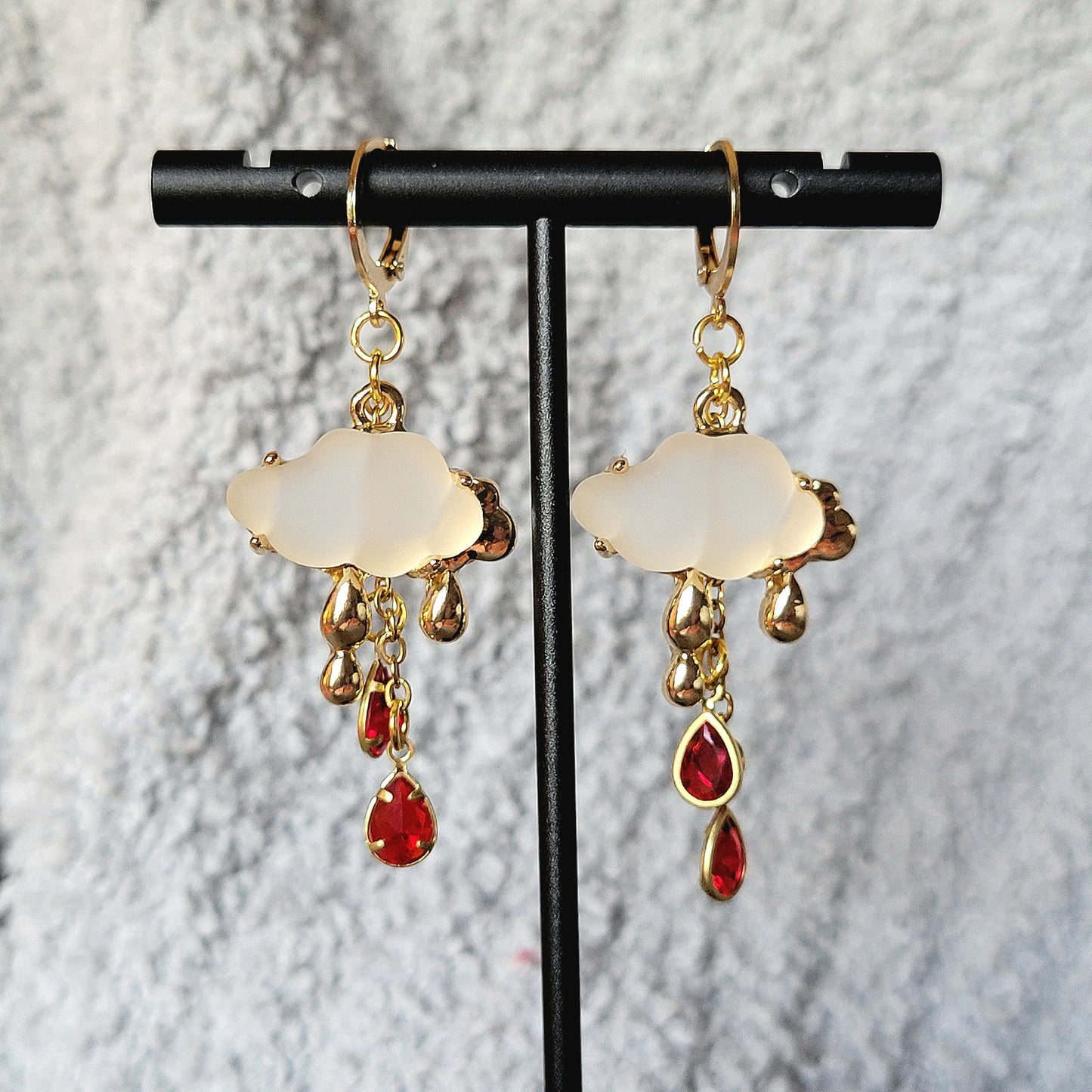 Blood Rain Earrings