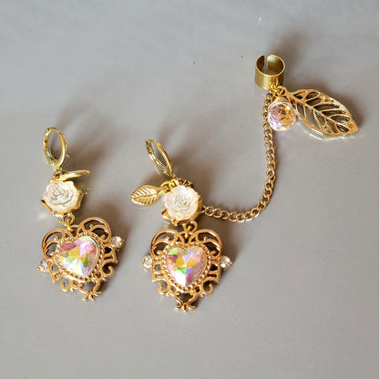 Lover's Garden Ear Cuff Earrings