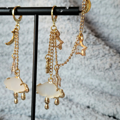 Raining at Dusk Ear Cuff Earrings