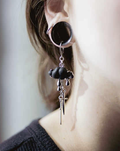 Cloud of Daggers (Midnight) Earrings
