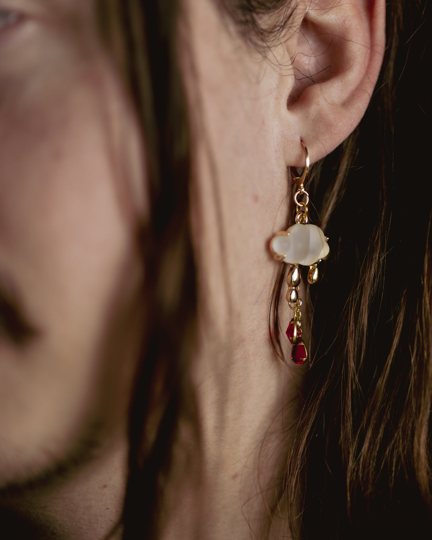 Blood Rain Earrings