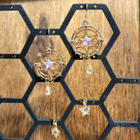 Celestial Compass Earrings