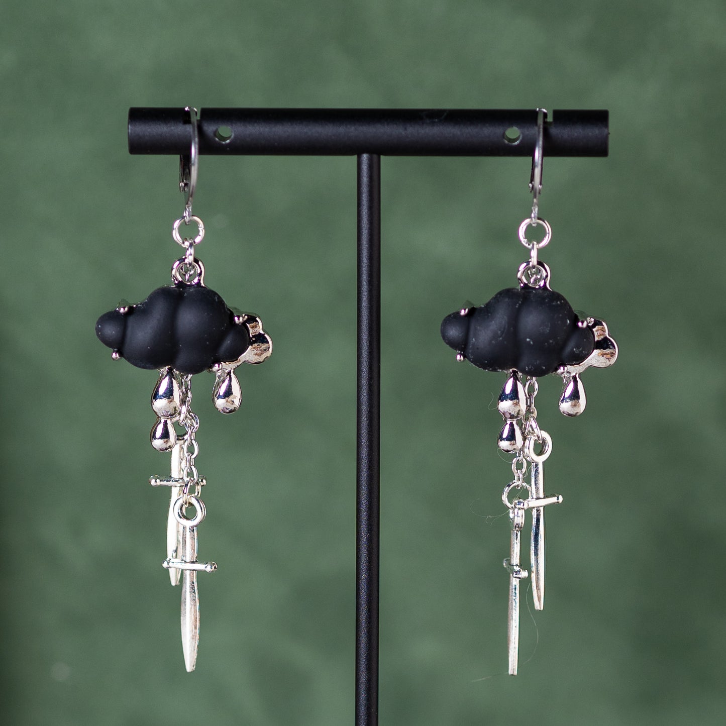 Cloud of Daggers (Midnight) Earrings