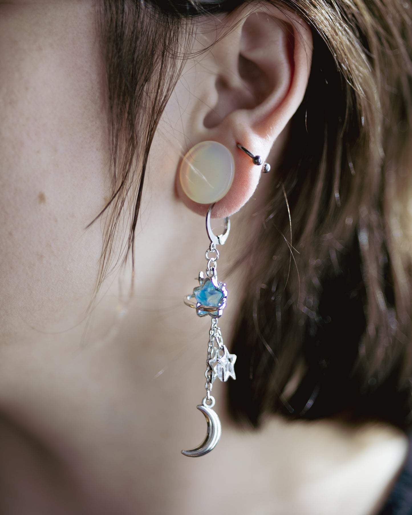 Powder Blue Starfall Earrings