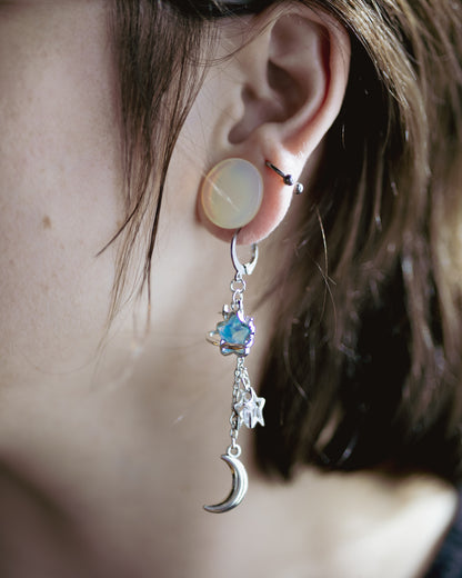 Powder Blue Starfall Earrings