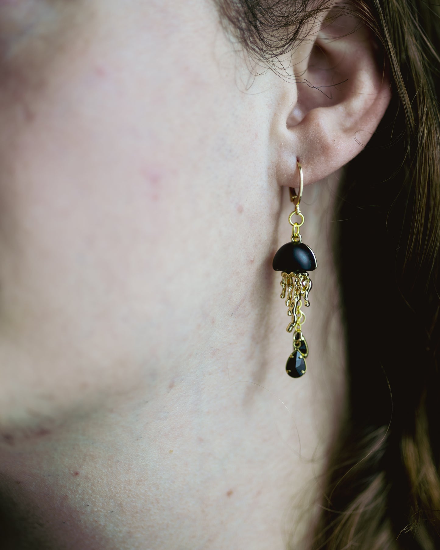 New Moon Jellies Earrings