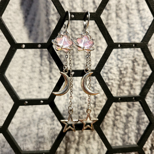 Stardrop Earrings (Silver)