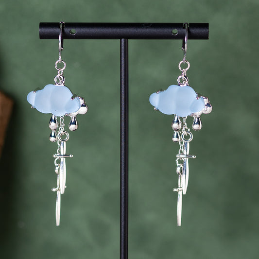 Cloud of Daggers (Dusk) Earrings