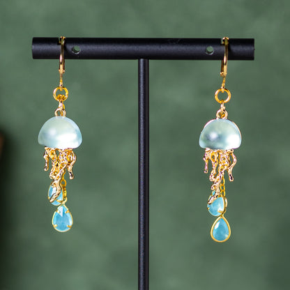 Blue Moon Jellies Earrings