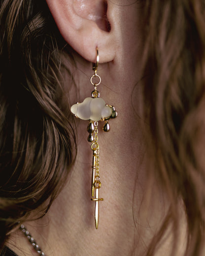 Cloud of Daggers (Golden Hour) Earrings