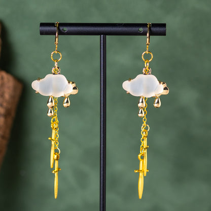 Cloud of Daggers (Golden Hour) Earrings