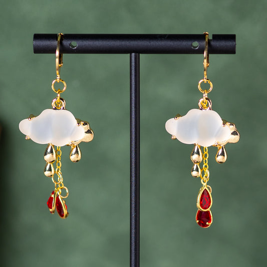 Blood Rain Earrings