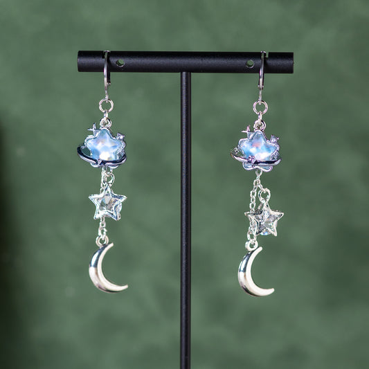 Powder Blue Starfall Earrings