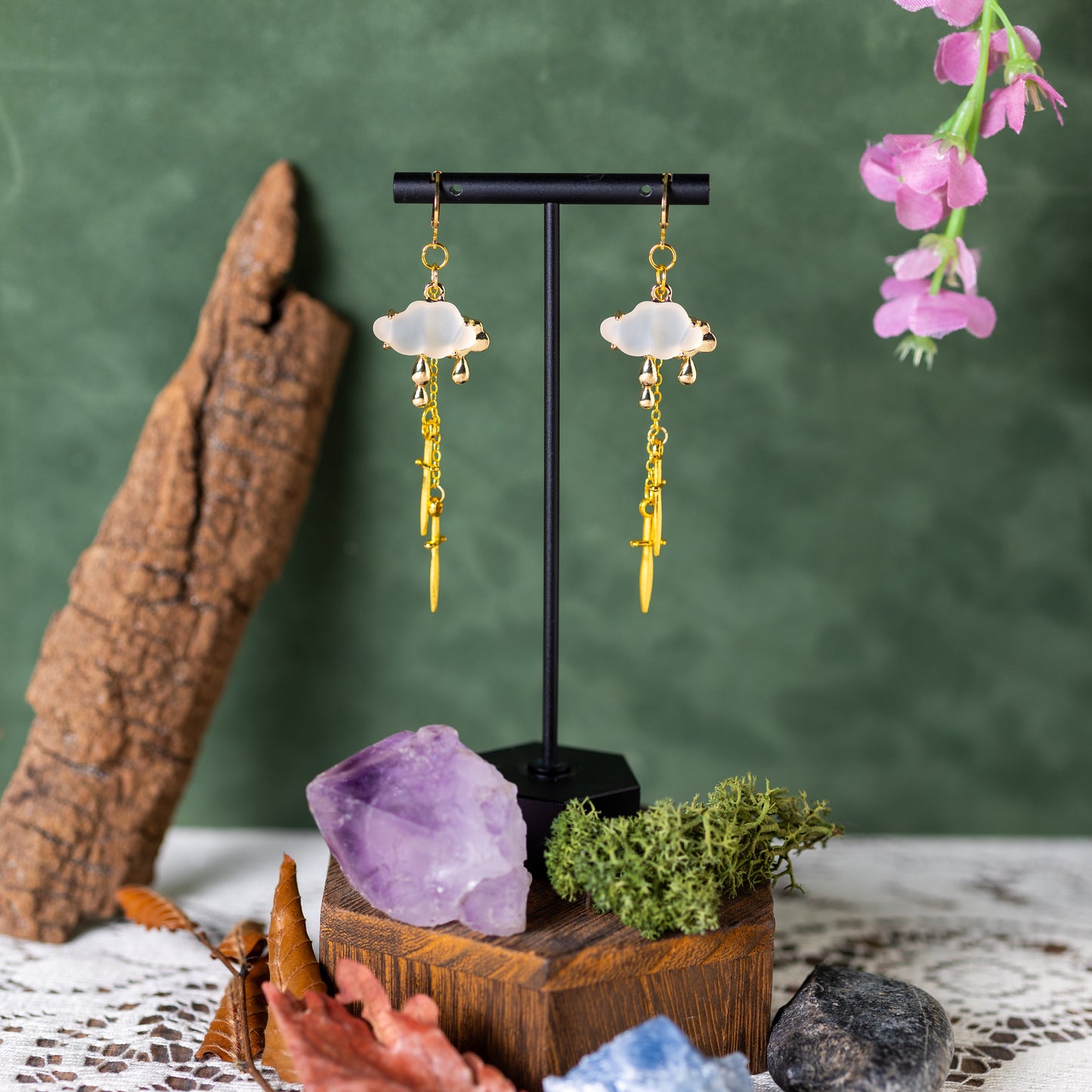 Cloud of Daggers (Golden Hour) Earrings