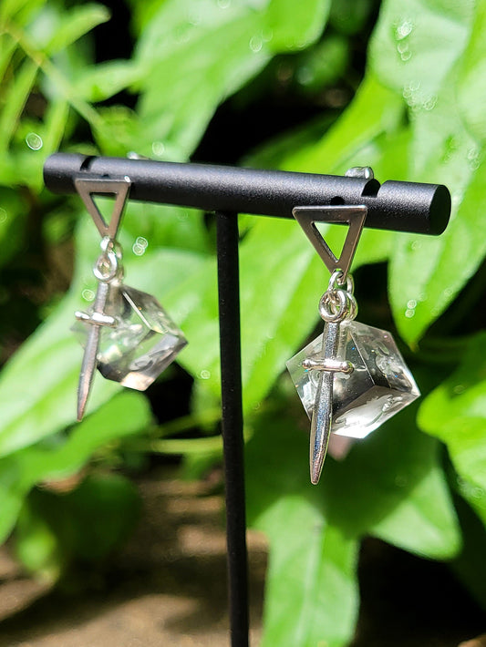 Rogue's Descent Dice Earrings