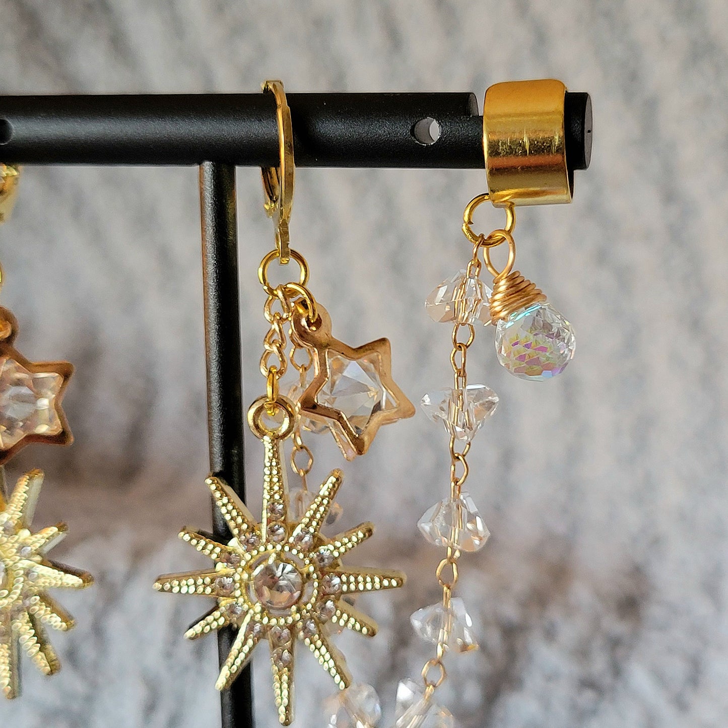 Starfall Ear Cuff Earrings